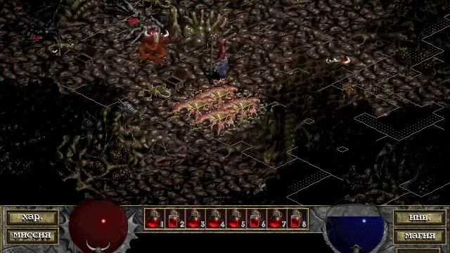 Diablo Hellfire #10 - Прохождение - Улей - Уровень 1 [GIHTP] смотреть онлайн