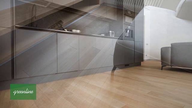 Инженерная доска Greenline в интерьере квартиры.