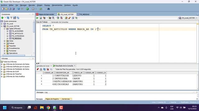 17 - Consulta de Registros en Tablas | Curso de Base de Datos Oracle Database смотреть онлайн