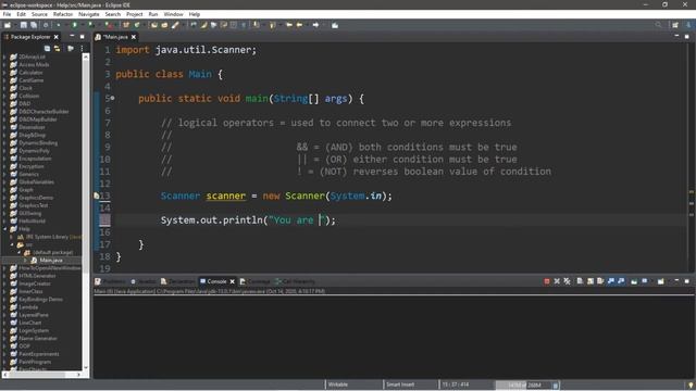 Java logical operators ❗ (AND OR NOT) смотреть онлайн