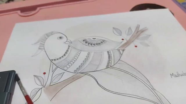 Madhubani art for first time.. смотреть онлайн