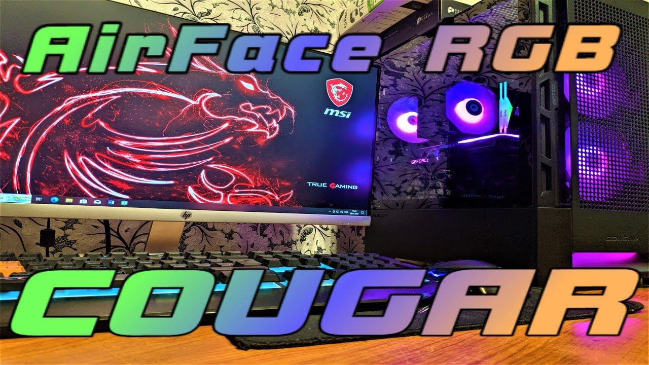Cougar Airface RGB Black (DUOFACE) ! Подробный обзор корпуса ! в сборке ! тест температур!
