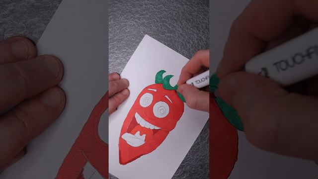 Чили перец. Рисунок. #shorts смотреть онлайн