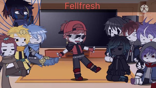 Sans aus react to fell sans aus | Gacha Club | sans aus | undertale | read description смотреть онлайн
