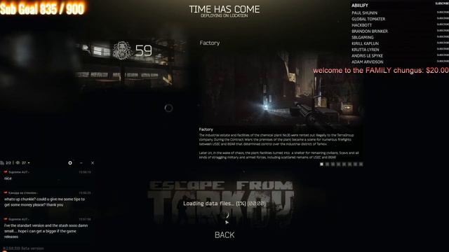 Escape from tarkov BETA!!!! day 30 (SMALL HOTFIX NEW RED DOT FORM) chunkie смотреть онлайн