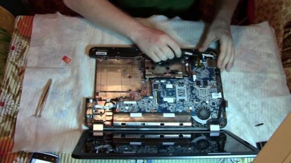 HP Pavilion g6-1323sr - Разборка \ Disassembly HP Pavilion g6-1323sr