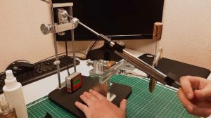 Заточка ножниц на станке КакБритва-"Луч".  Бюджетная приспособа для заточки ножниц