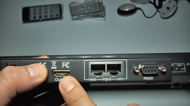 Матрица HDMI, 4 входа, 4 выхода по витой паре смотреть онлайн