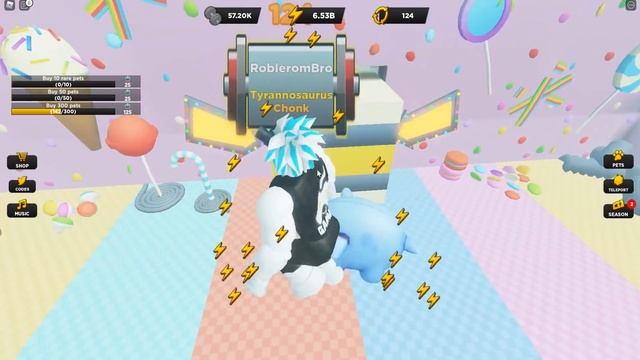 СТРОНГМЕН ОТ 0 СИЛЫ ДО МАКСИМУМА ЗА 10 МИНУТ! ОБНОВЛЕНИЕ DEEP SEA! ROBLOX Strongman Simulator смотреть онлайн