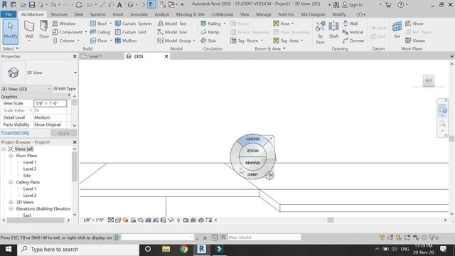 Revit Tutorial - Pitched Parapet with Flat Roof (Roof Command) смотреть онлайн