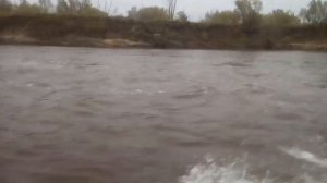 Самодельный Лодочный мотор. гибрид.сапог вихрь 20 мотор чемпион 13 лс 340 к.на казанке против ветра