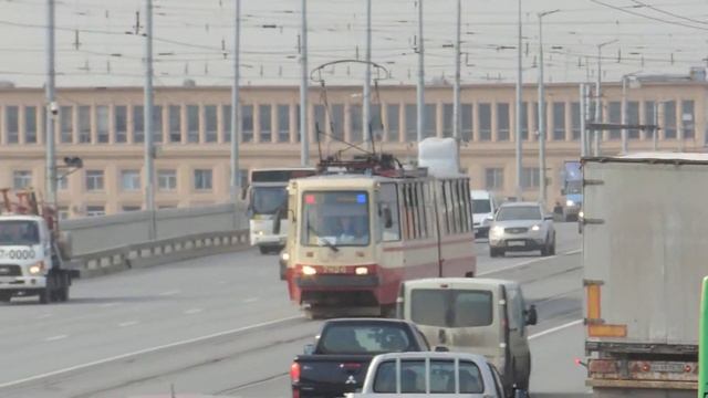 Городской транспорт Трамваи Санкт-Петербург. смотреть онлайн