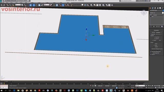 Фигурные многоуровневые потолки с подсветкой в 3Ds Max - урок №15 смотреть онлайн
