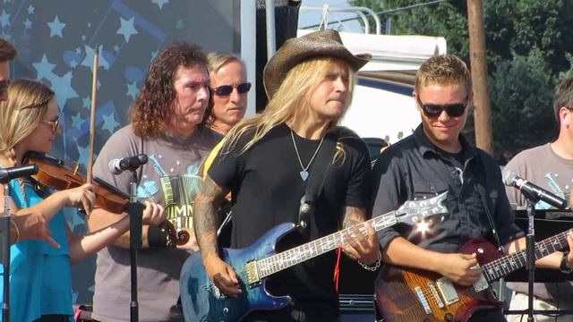 Chris Caffery / Jimmy Sturr Orchestra - 9/5/2015 - "Rebel Rouser" - Allentown Fair, PA смотреть онлайн