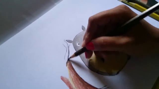 Speed Drawing: Totoro (My Neighbor Totoro) |Vivi Aha смотреть онлайн