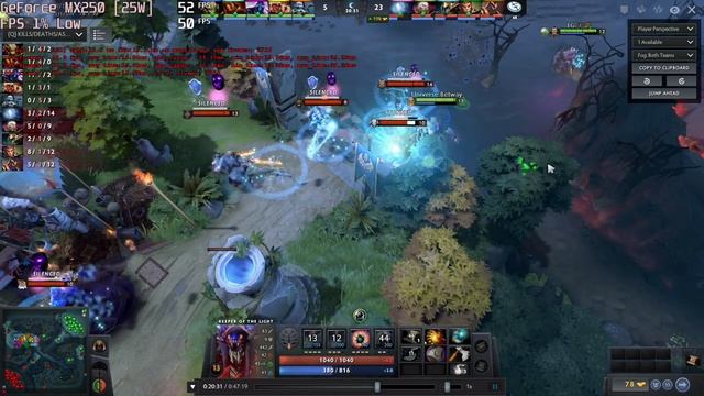 ? NVIDIA GeForce MX250 (25W) - Dota 2 gameplay benchmarks (1080p) смотреть онлайн