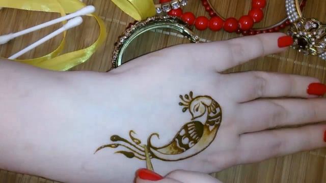 Рисуем лебедя мехенди, менди, mehendi, henna. смотреть онлайн
