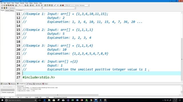 Find The Smallest Positive Integer Value смотреть онлайн