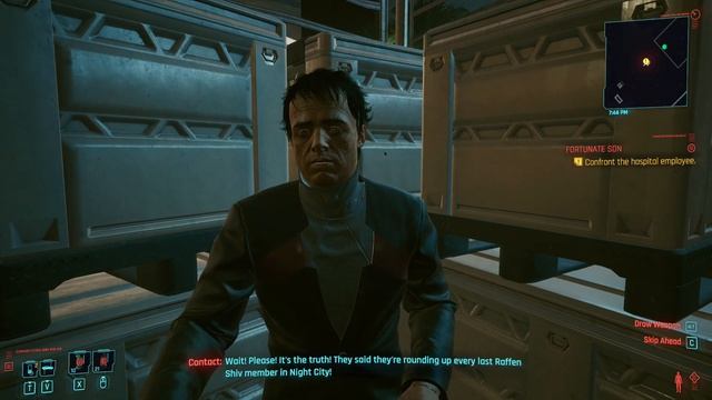 Cyberpunk 2077 - Save Jake, Fortunate Son Side Job (All Choices) смотреть онлайн