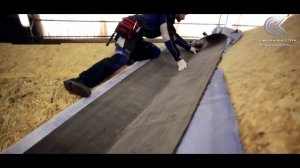 ТЕХНОНИКОЛЬ Монтаж многослойной гибкой черепицы  Монтаж ендовы