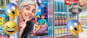 Реакция на А4! Я построил СЕКРЕТНУЮ комнату в ГИПЕРМАРКЕТЕ, которую вы никогда не найдете! Реакция Д