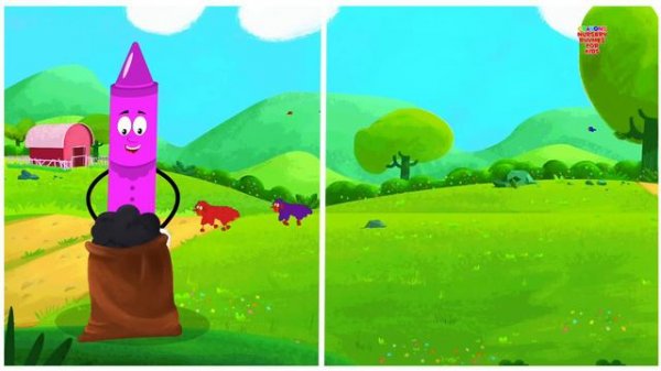 Ten Little Shapes | Shapes Song | Crayons Nursery Rhymes Songs For Children | Baby Rhymes