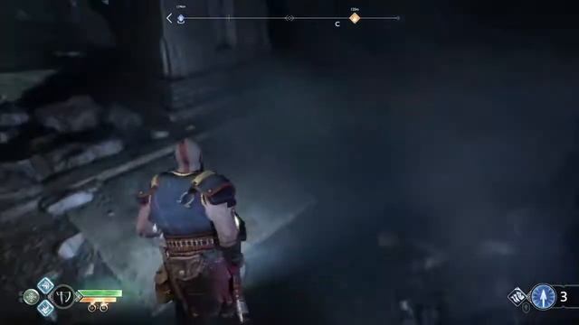 Прохождение God of War 2018 - Подняться на гору и пройти через тёмные пещеры #14 смотреть онлайн