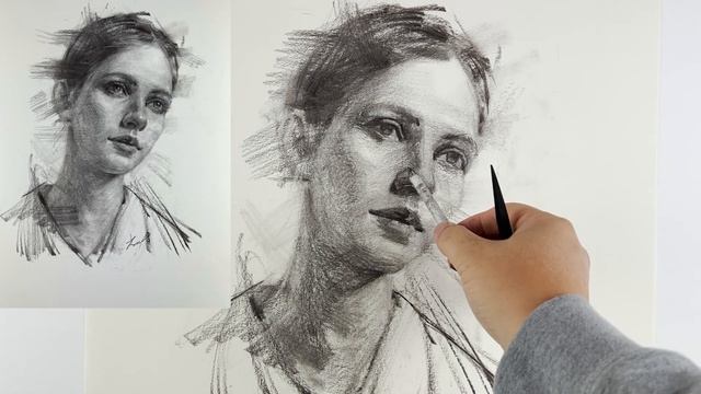 Realtime Charcoal Drawing, #122