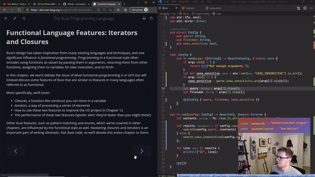 Learn Rust Together Part 17: Chapter 12 (Building a grep clone part 2) смотреть онлайн