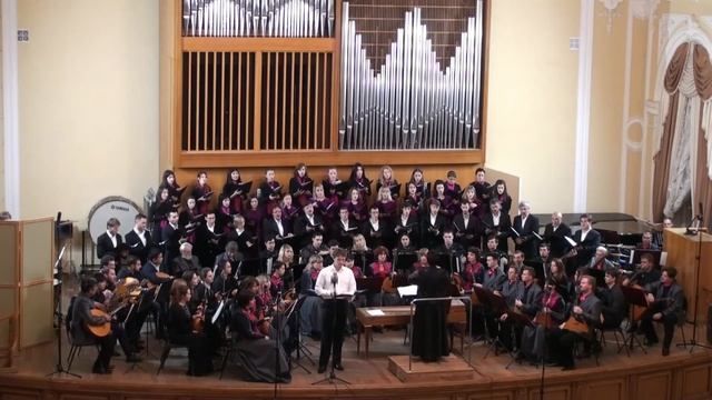 Песня О России. Музыка Я. Дубравина, слова Г. Прусова. Камерный хор и хор студентов. смотреть онлайн