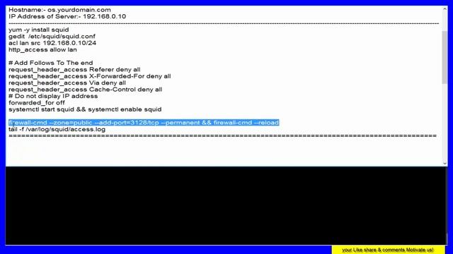 How To Install Squid To Configure Proxy Server on Centos 7 смотреть онлайн