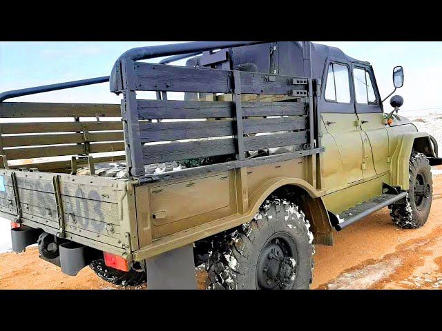 В Казахстане был замечен УАЗик на базе ГАЗ "ШИШИГА". Как такое возможно? смотреть онлайн