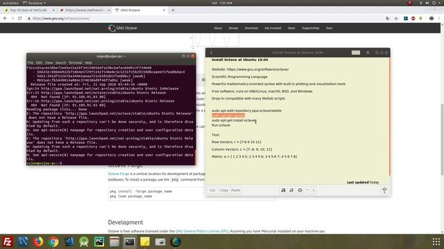 Install Octave at Ubuntu 18.04 смотреть онлайн