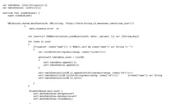 Code Review: Sorting JSON items from a site смотреть онлайн