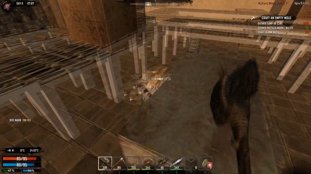 Crack A-book roof too// 7 Days to Die Ravenhearst E23 смотреть онлайн
