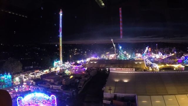 Riesenrad "Bellevue" Bruch Stuttgarter Frühlingsfest 2019 Onride смотреть онлайн