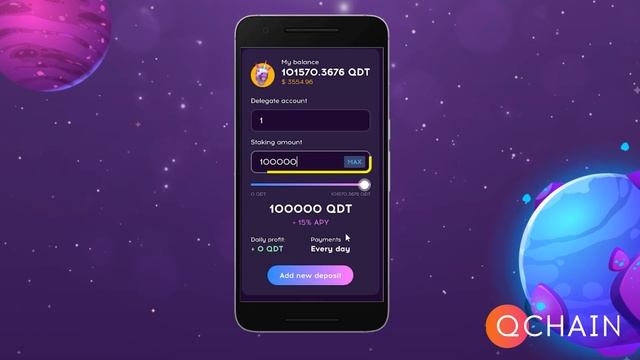 How to send tokens to staking in Qchain Node смотреть онлайн