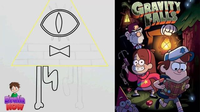 Как Нарисовать Билла из Гравити Фолз | How to Draw Bill Cipher | Gravity Falls смотреть онлайн