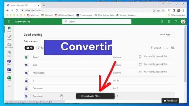 How To Make PDF in OneDrive | How To Convert Word To PDF In OneDrive | Convert File To PDF OneDrive смотреть онлайн