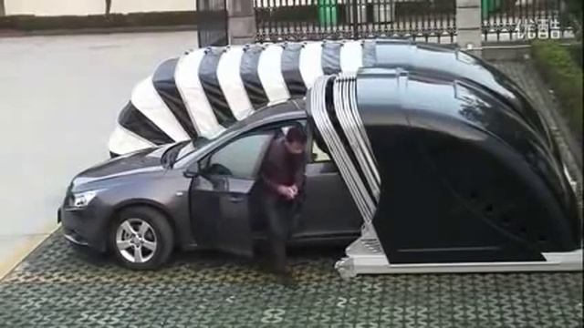 Китайцы узнали, что такое гараж-ракушка. смотреть онлайн