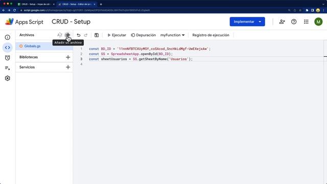 Apps Script 72 - CRUD Project 01 - Setup смотреть онлайн