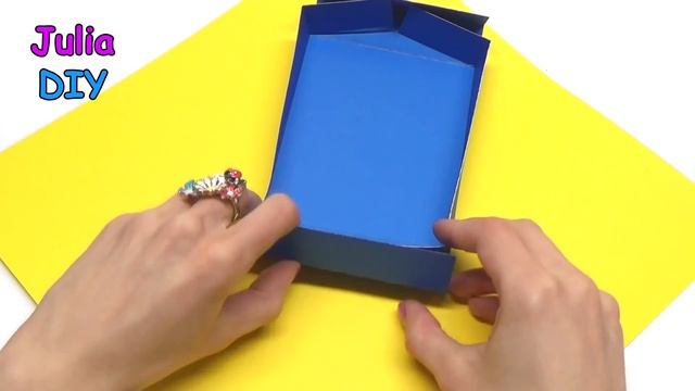 DIY paper crafts idea - gift box making with paper easy | Gift box making | DIY box gift | Julia DI смотреть онлайн