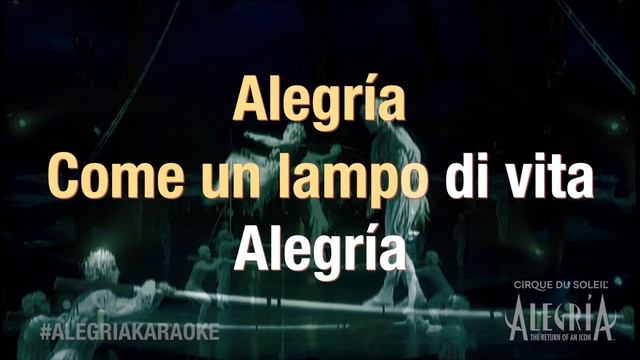 Alegria Karaoke ? | Sing it and share it with #AlegriaKaraoke! Cirque du Soleil Music смотреть онлайн