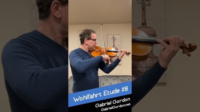 Practice Violin - Wohlfahrt Etude 8