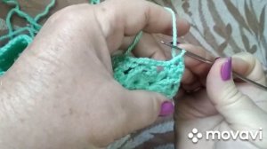 Красивая ажурная повязка на голову , вязаная крючком. Лёгкая ажурная вязка.