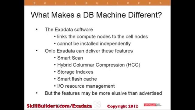 What Makes the Oracle Exadata DB Machine Special смотреть онлайн