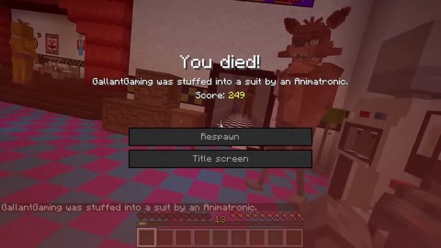Escaping FNAF Animatronics in Minecraft With Darzeth and Odd Foxx смотреть онлайн