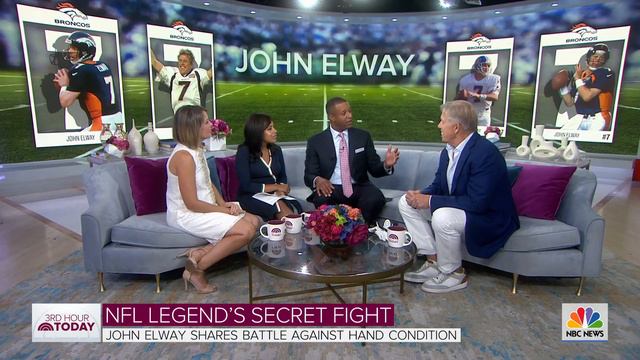 John Elway Opens Up About His Debilitating Hand Disorder | TODAY смотреть онлайн