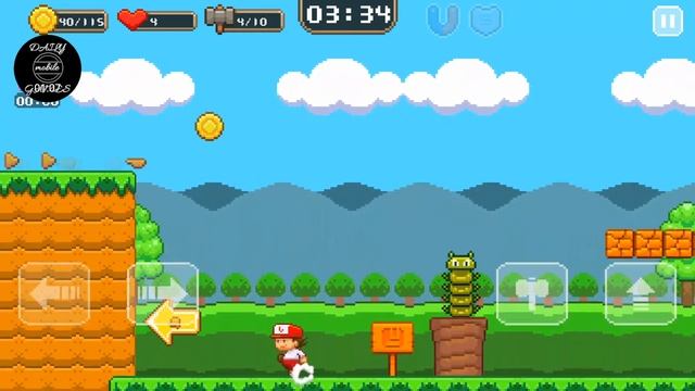 Super JIM Jump | Level #1-11 | Super MARIO like game смотреть онлайн