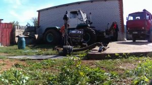 Ремонт сцепления, ставим двигатель Т 150